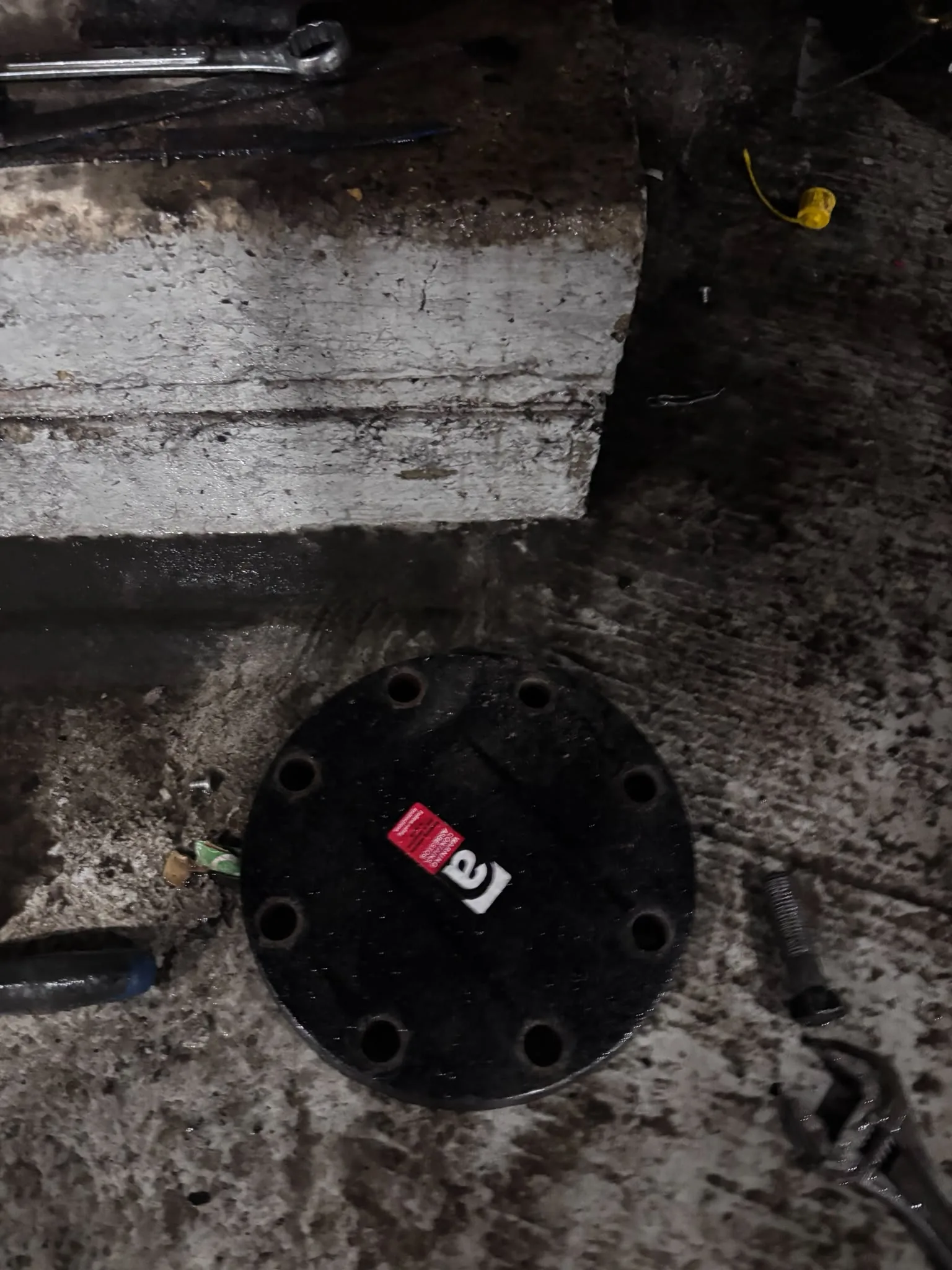 Artex scraping from a concrete ceiling during Friern Barnet refurbishment